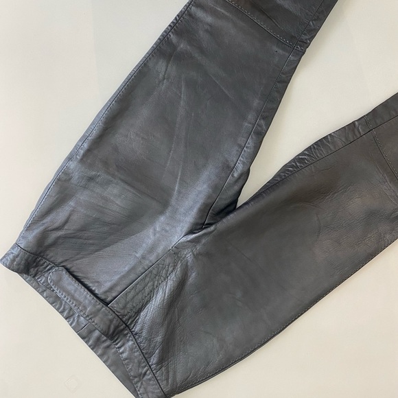 90’s Vintage Leather Boot Pants - Picture 6 of 6